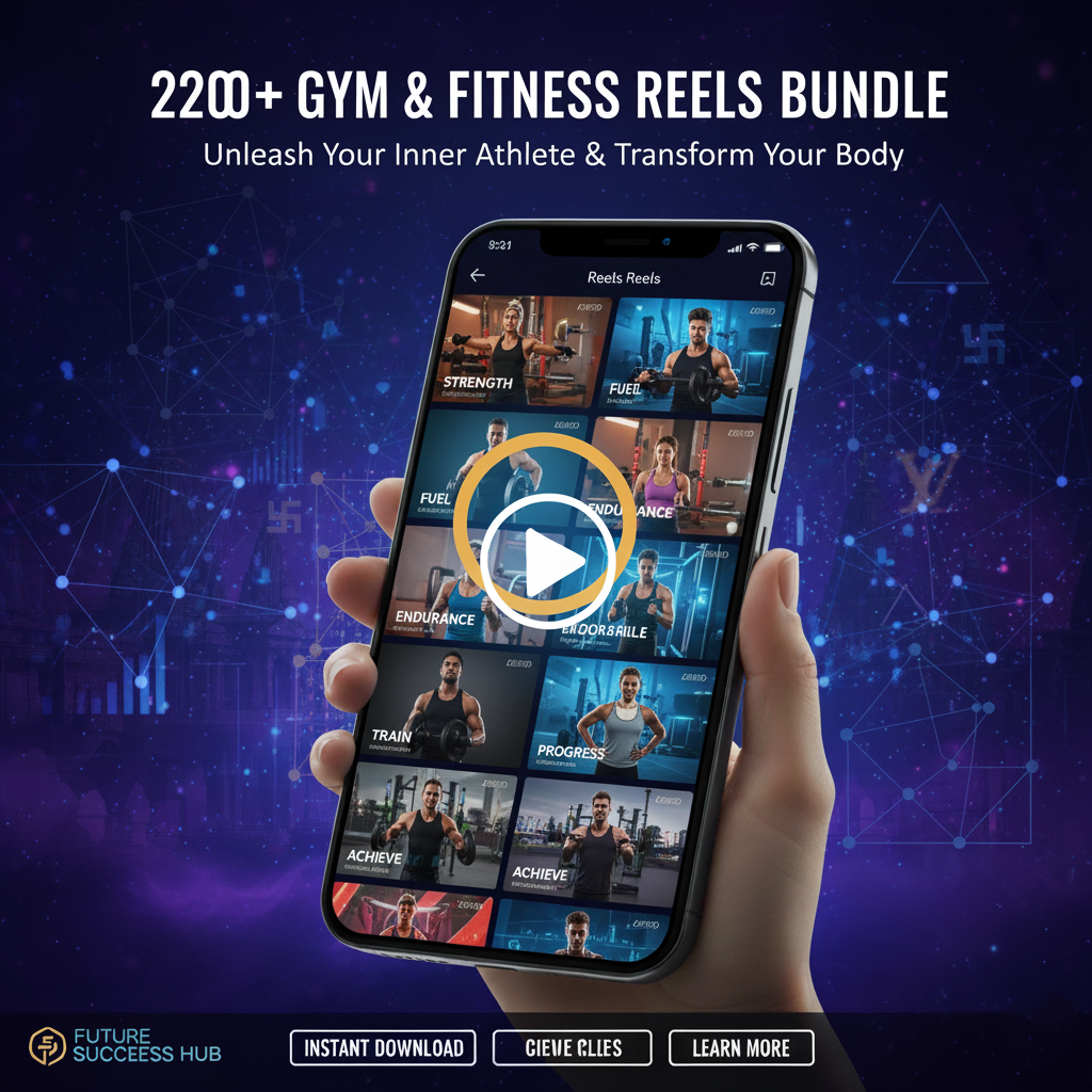 2200+ Gym & Fitness Reels Bundle