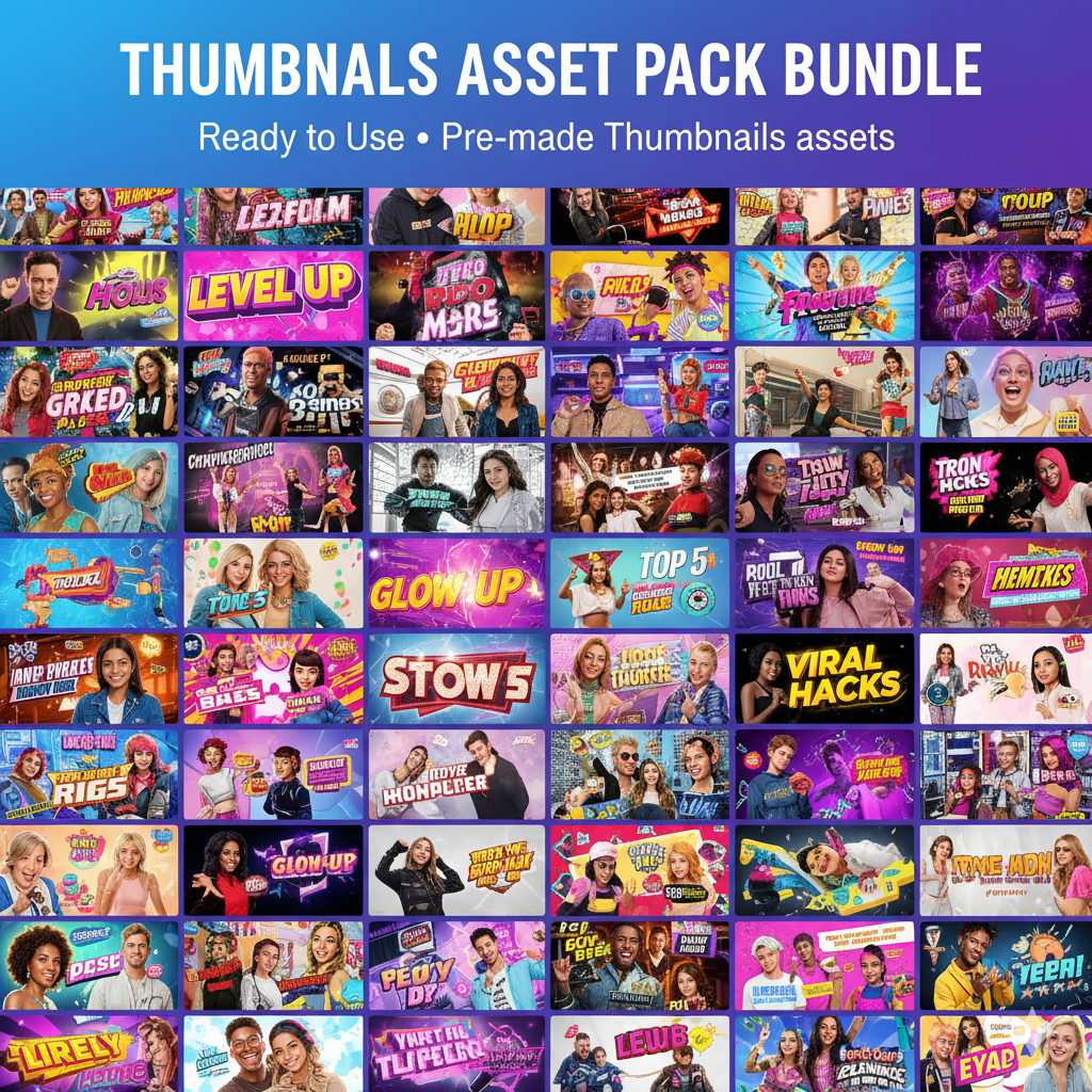 thumbnail asset pack