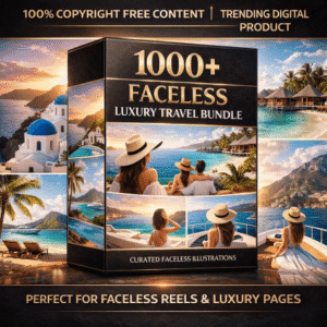 1000+ FACELESS LUXURY TRAVEL BUNDLE 2026